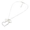 Women's Fashion Three Heart Love Pendant Chain Necklace Wedding Birthday Jewelry