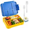 With Cutlery Lunch  Containers 5 Compartments Salad Box Picnic Box Children Lunch Boxes  Kids