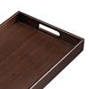 Rustic Serving Trays with Double Handle Appetizer Organizer for Countertop Dining Table Cabinet Home