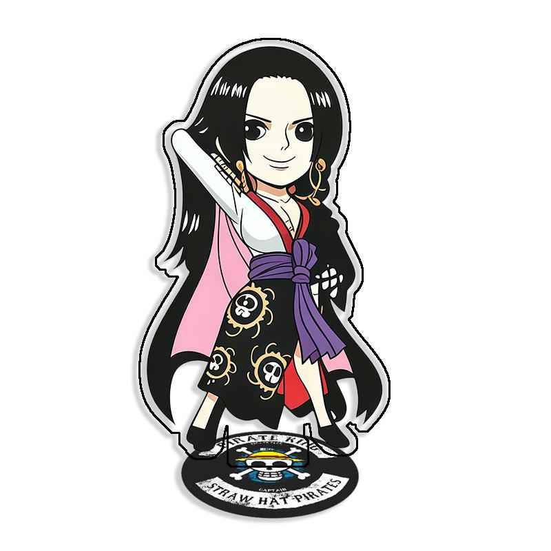 Standing Sign for OPCG OP Buggy Sabo Boa Hancock Smoker Self Made Cartoon Anime Game Desktop Decoration Toy Fans Gift 15cm