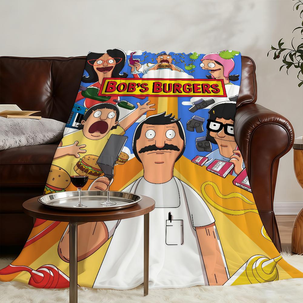 B-BobS-ES B-BurgerS-ES Cartoon Blanket Soft Warm Furry Throw Super Kids Toys Bed Sofa Car Cradle