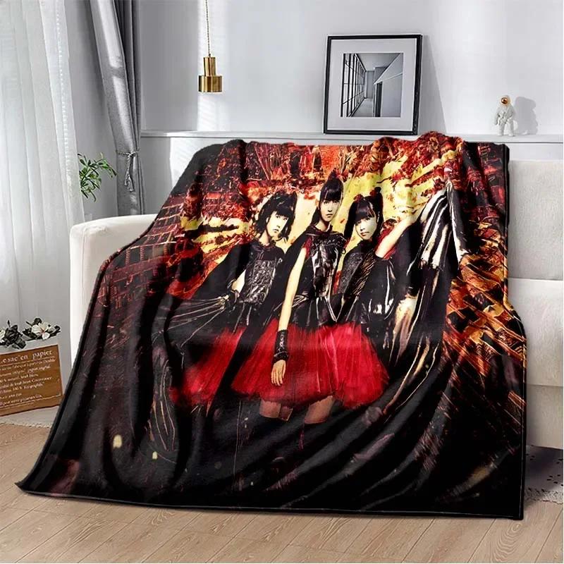 3D Babymetal Combination Printed Blanket,Fashion Soft Cozy Living room Bedroom Sofa Bed Travel Blanket Child Birthday Gift