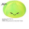 Colorful Dumpling Squeeze Toy Smiling Steamed Bun Stress Ball Anti-Anxiety Quick Rebound Soft Stretchy Simulated Dough Fidget Sensory TPR