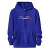 Mens Hooded Cotton Blend Sweatshirt With Printed Design Regular Fit Casual Wear