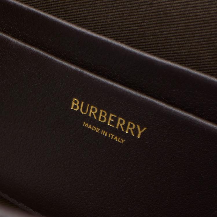 Burberry Vintage Karri Braune Satteltasche für Damen für den täglichen Gebrauch