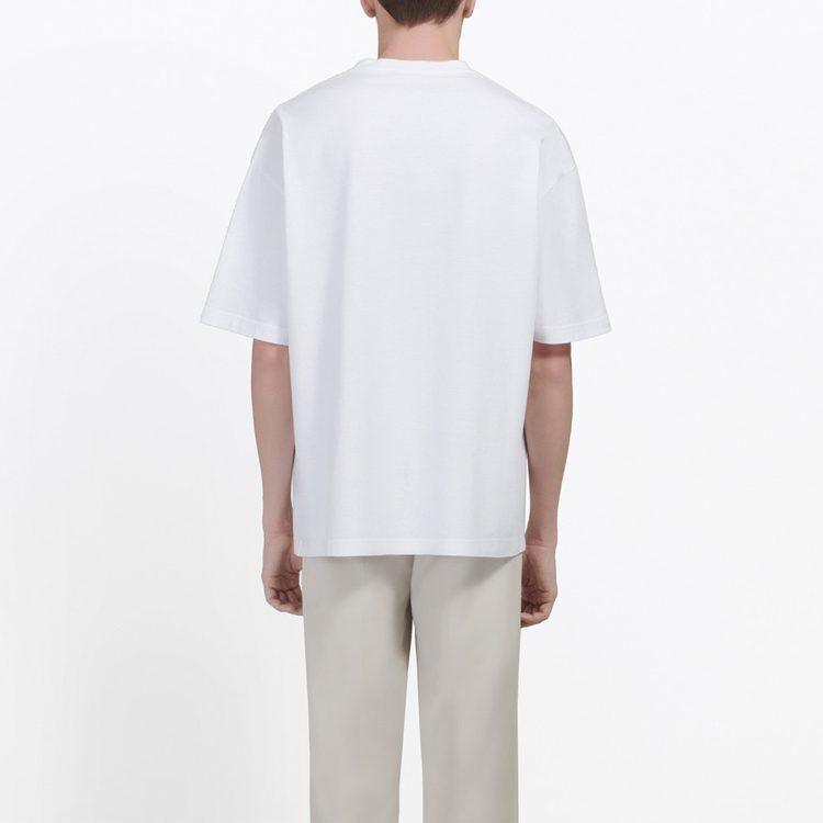 Balenciaga T Shirts Men's Crew Neck Moderate Straight Fit 570803TEV489044