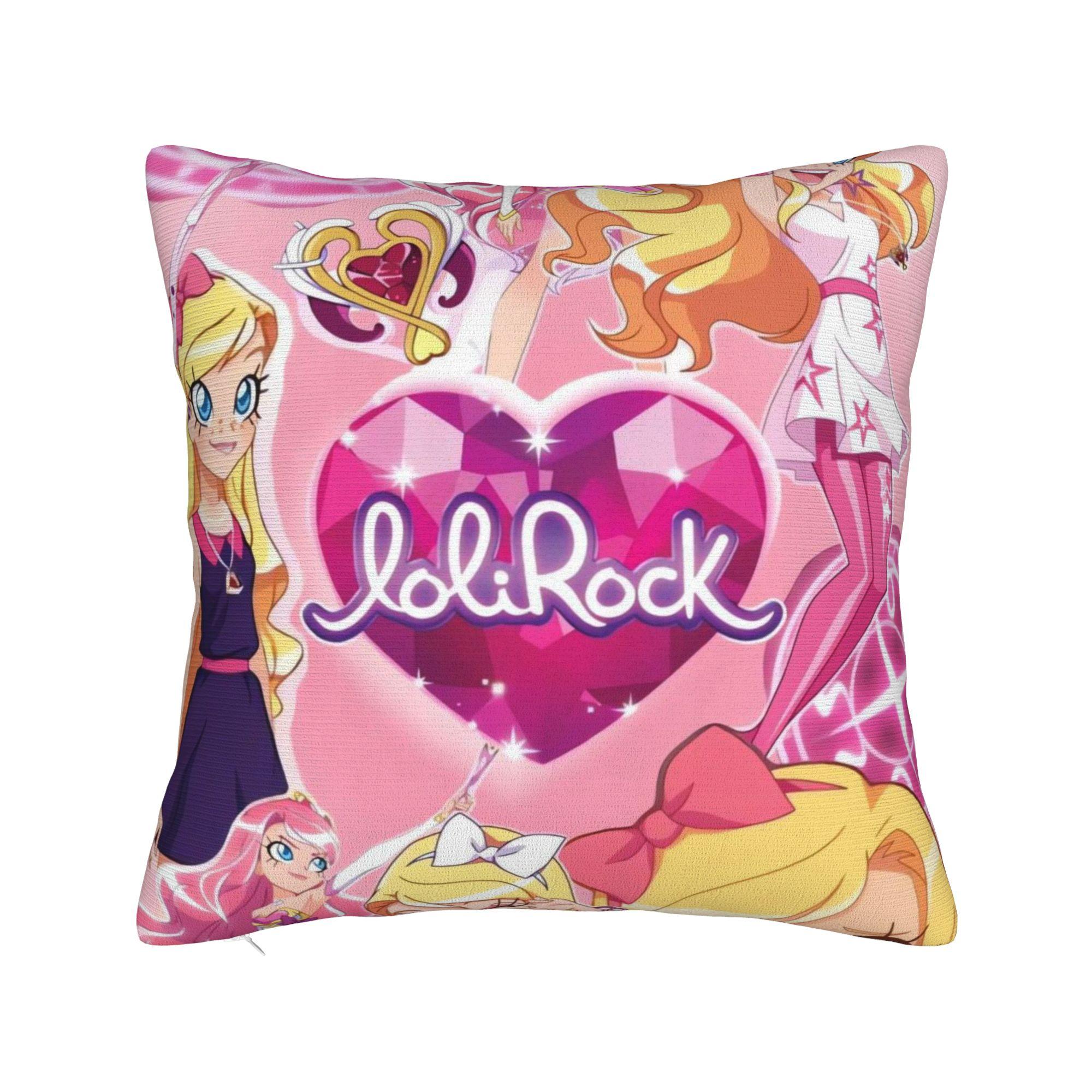 

LoliRock Kopo Music Girls Pillow Cover Comfy Cushion Cover Morden Pillow Case For Sofa Home Decoration 20x20Inch