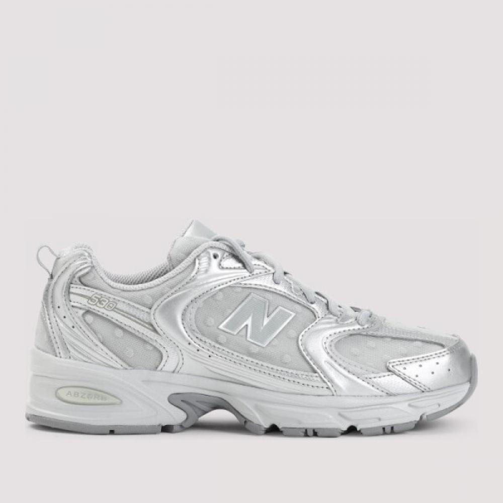 

New Balance Silver Mesh Cushioning Sole 530 Sneakers U530hfz Silver US7+