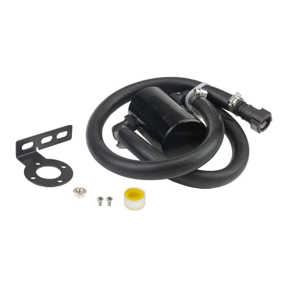 Car Air Oil Separator Black Oil Catch Can For 2019-2025 Chevy Silverado 1500/GMC Sierra 1500 2025-2025 Chevy Suburban/GMC/Tahoe