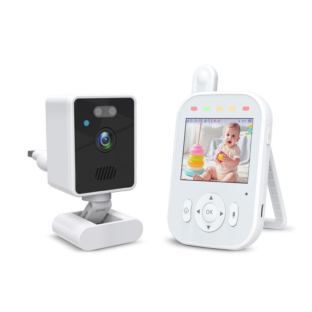 Smart Baby Monitor with Temperature and Voice Intercom