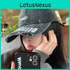 Retro Black Wide Brim Baseball Cap Unisex Distressed Duckbill Hat Fashionable Streetwear Essential
