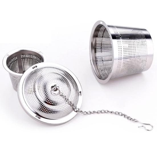 Stainless Steel Tea Medicinal Herbs Hot Pot Seasoning Infuser Strainer Steeper