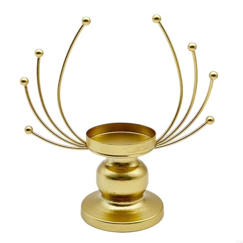 62KD Iron Holder Decorative Candlestick Holder for Formal Event for Friend Candelabra Elegant Decorations