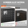Underbody Aluminum Truck Tool Box 36" x 24" x 24" Trailer RV Tool Storage