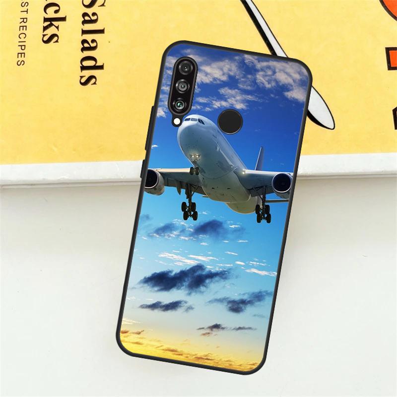 Aircraft Plane Airplane Case For Huawei P30 P20 P40 Lite Nova 11 Pro 9 10 SE 5T 3i 7i 11i Y60 Y70 Y90 Y61 Y91 Cover