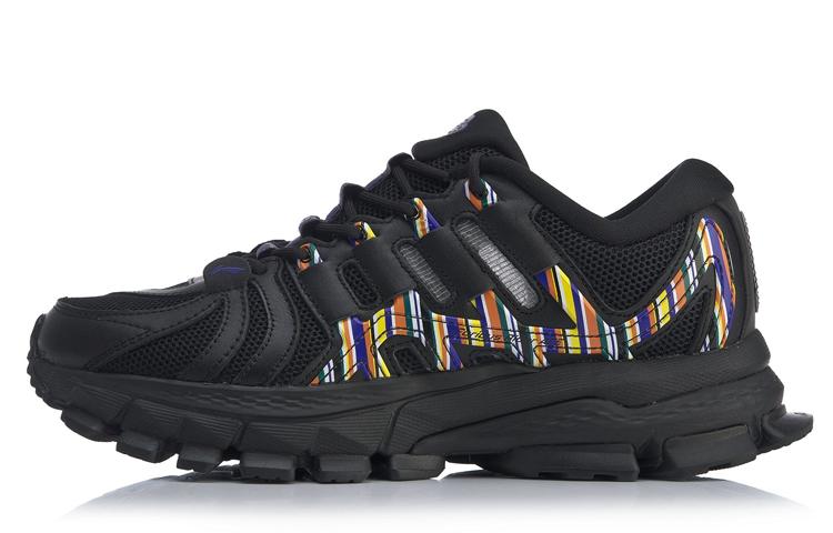 Li Ning Furious Rider ACE Амортизирующие Нескользящие Низкие Повседневные Кроссовки Мужские Черные ARZP007-10 44