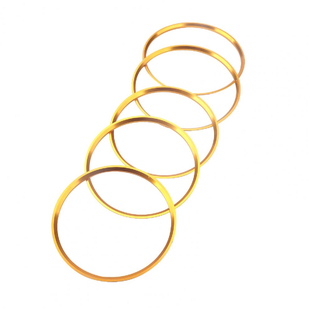 Lüftungsring Zierleiste Leicht Selbstklebend Luftauslassring Zierleiste Kratzfest Aluminiumlegierung Luftauslassring Zierleiste