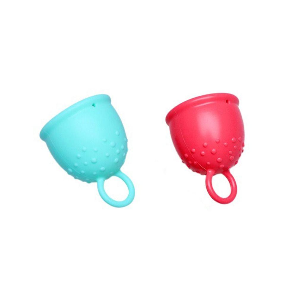 Non-Slip Silicone Menstrual Cup Leak-proof Vaginal Menstrual Collector  For Women