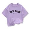 Summer Baby Boy Clothes Kid Girls Casual Tops New York Printed T-shirts Children Fashion Crew Neck Short Sleeve Top