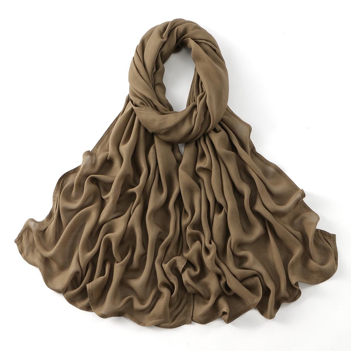 

Большой размер Хлопок Вискоза Хиджаб Шарф Женский Рамадан Ид Мусульманский Головной платок Обертывания Шали Женщина Мусульманка Повязка на голову Ислам Тюрбан 185*75СМ