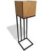 Harmonic Oak loft plant stand 22x22x80 cm