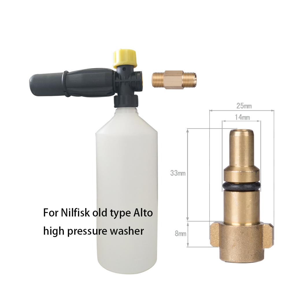 Snow Foam Lance for Lavor Huter Sterwin Karcher AR Makita Partriot Daewoo High Pressure Washer Car Wash Gun Cleaning Tool Foam