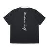 MALBON GOLF Bucket Mesh Collar T-Shirt Black (Man)