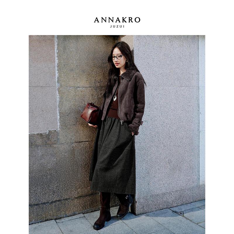 

Женское пальто из искусственной замши Juzui Annako с подкладкой из 100% шерсти L