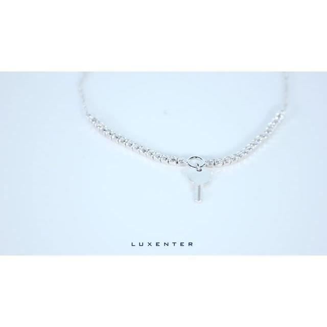 Collier - LUXENTER - Talya - Argent 925 rhodié - Oxyde de zirconium - Taille unique