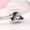 925 Sterlingsølv Mote Delikate A til Å Alfabet Bokstav Perler Passer Charms 925 Armbånd Armringer DIY Smykker