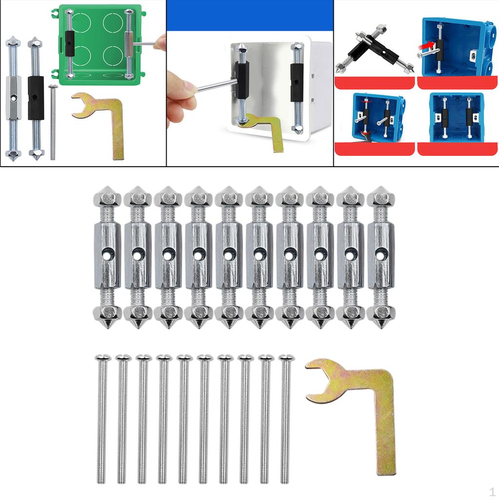 Eisen-Schraubensatz zur Wandmontage - Einfache Installation