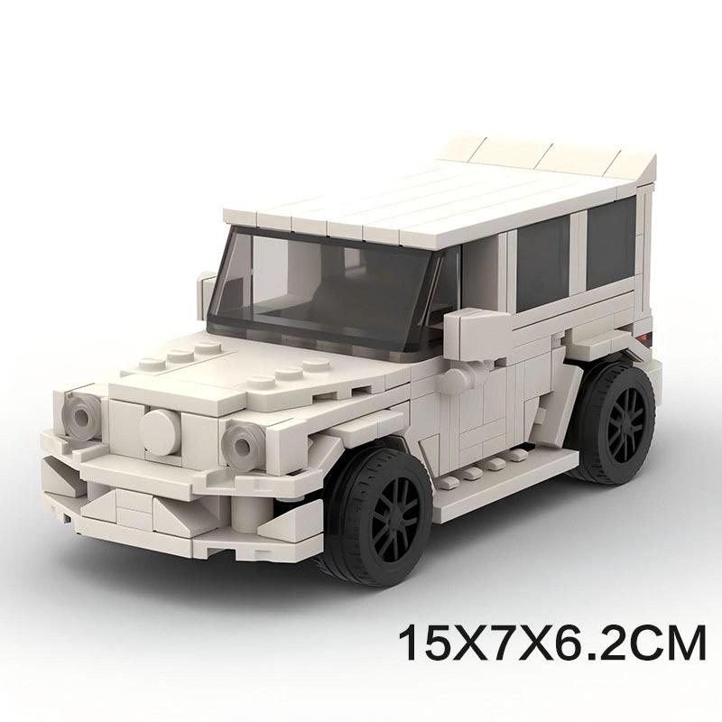 

MOC-84923 Белый Mercedes-AMG G63 Конструктор - Совместимый с LEGO, Подарок для сборки, Украшение из мелких деталей 285 pieces
