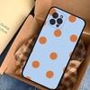 Simple Black White Polka Dot Fit For iPhone 16 15 Promax Phone Case iPhone 14 11 12 High End 13 Pro Silicone