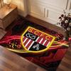 Stoke City Football Print Crystal Velvet Rug, Comfortable Water Absorbent Non Slip Indoor Floor Carpet