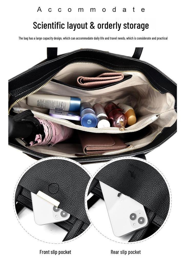 Borsa a Tote da Donna alla Moda di Grande Capacità 2025 - Nuova Stile Borsa a Spalla Transfrontaliera