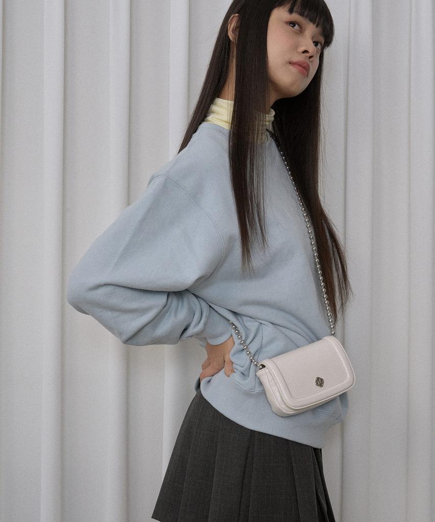 Heeari Poppy Chain Mini Bag_Ivory