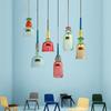 Dropshipping Nordic Colorful Candy Ceiling Pendant Lamp Modern LED Pendant Lights Living Dining Room Home Decor Lamps Luminaria