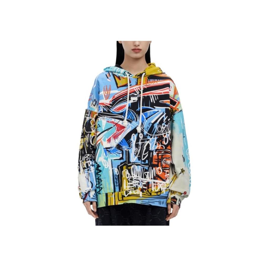 Li-Ning Graffiti Print All Over Cotton Sweatshirt Unisex sweatshirt LWDT007-1