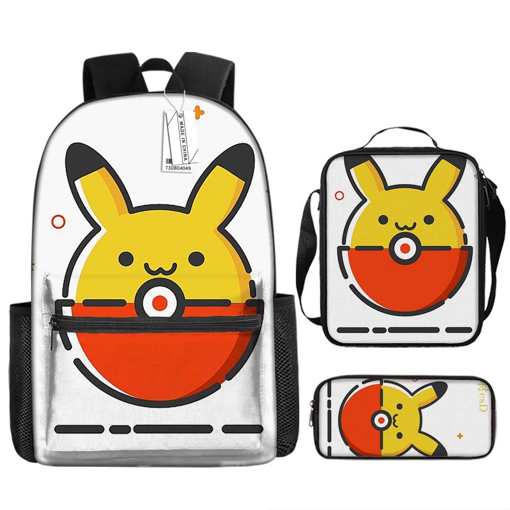 School Season Student Schoolbag Pokémon Pokémon Backpack Cartoon Satchel Pencil Case