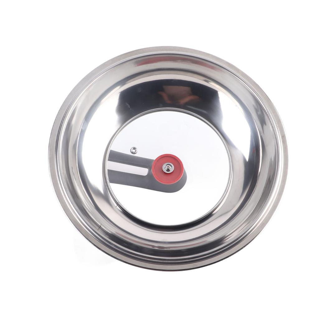 Bratpfannendeckel Edelstahl Glas Rund Universal-Topfdeckel für 11,8-Zoll-Pfanne Topf