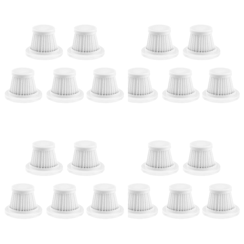 30pc HEPA Car Vacuum Filter Reusable Cleaning Filters Easy Installation and Removal Portable Handheld Vacuum Cleaner Accessories