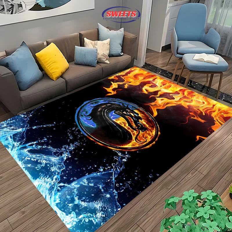 3D-Druck Dargon Teppich Neuerscheinung! Rutschfeste Schallisolierung, Teppich für Wohnzimmer, Schlafzimmer, Bürobereiche, Strapazierfähige Waschbare Matte