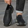 Mode Outdoor Herren Bequeme Rutschfeste Wanderschuhe Lässig Modisch Vielseitig Rund Rindsleder Abriebfest Lässige Lederschuhe