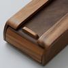 Bamboo Under Desk Drawer Organizer Pull Out Hidden Storage Box For Office Table Clutter With Smooth Slide Rail