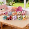 Cute Cartoon Cat Stroller & Desktop Ornament - Trendy Decompression Figure