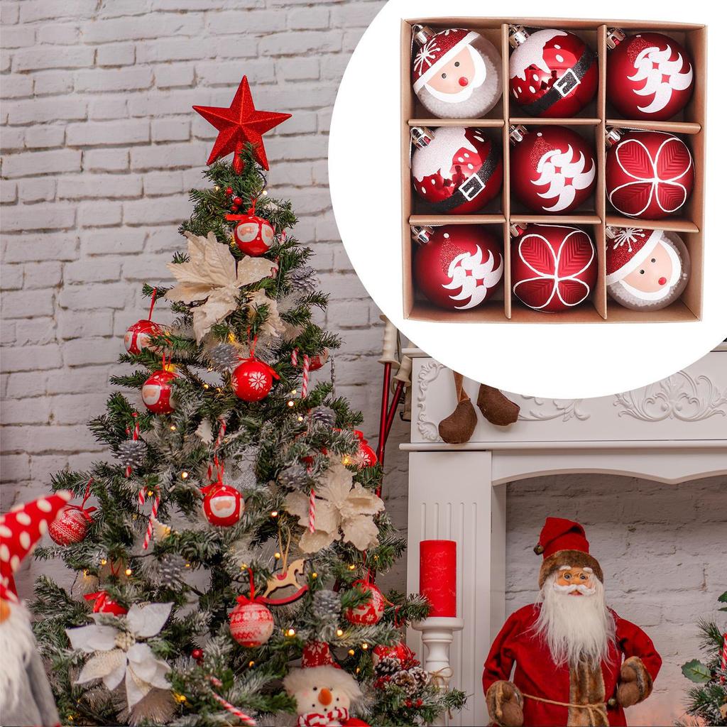 Christmas Tree Hanging Ornaments Charm Pendants Reusable Ornament Decorations for Cafe