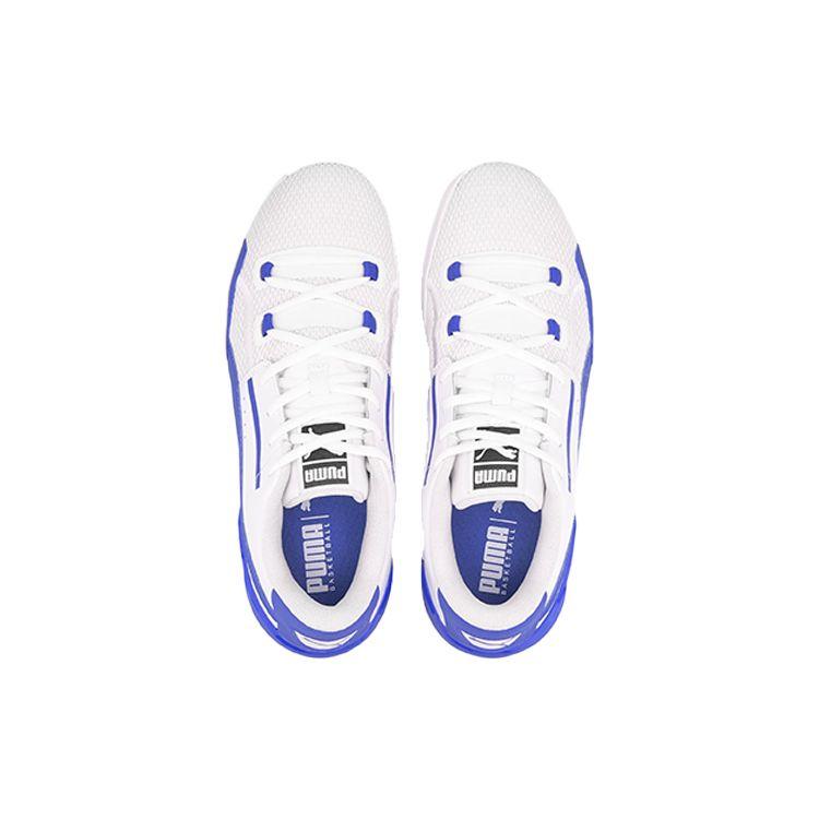 Puma Clyde Hardwood Team Strong Blue Unisex Sneakers White 194454-05