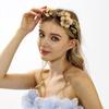 Sweet Seaside Jewelry Simulated Flower Wreath Handmade Lace Strap Bridal Wedding Headdress Headpieces Headwear Wreath