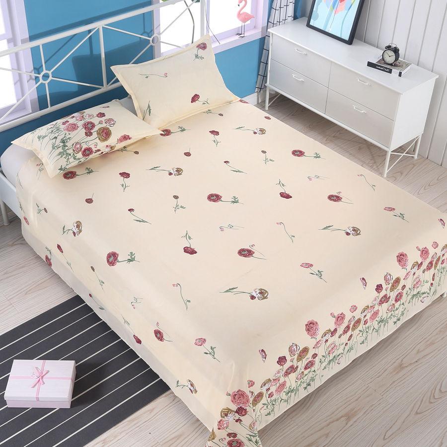 Bed Sheet Home Dormitory Single Comfortable Skin-friendly Bed Sheet Cartoon Multi-specification Bed Sheet