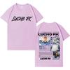 Rapper Lucho Rk Trendy Album Harajuku Print Tshirt 2026 Mens Womens Aesthetic Tshirts High Quality Casual Cotton Crewneck Top